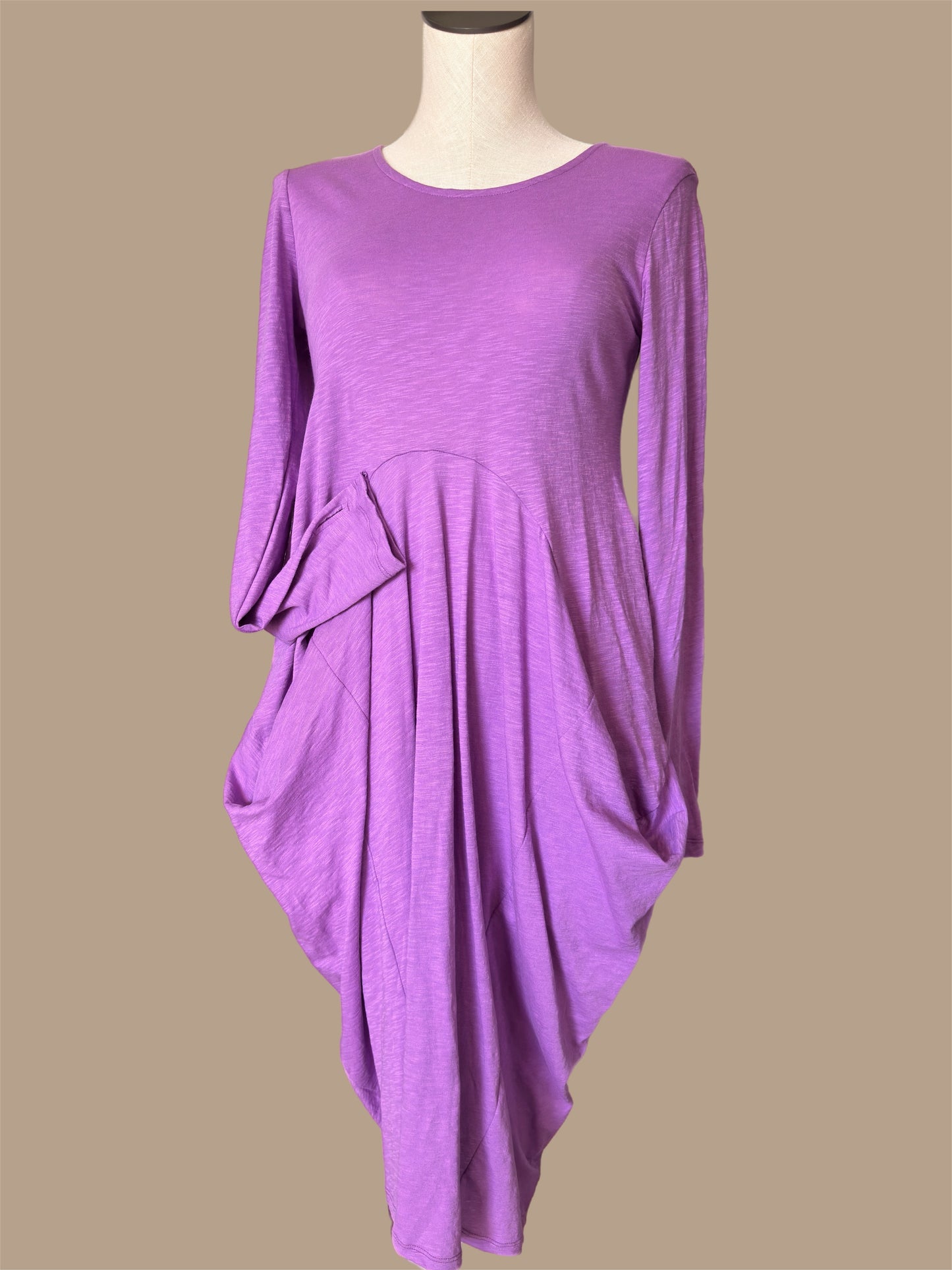 THE EVER-READY DRAPED DRESS